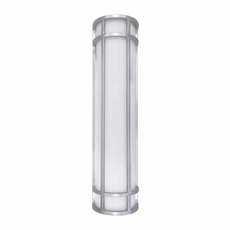 Westgate LED 24-in. Outdoor/Indoor Wall Sconce, 25W, 3000K/4000K/5000K, 1800LM, 120-277V, Silver LDSXL-MCT-DD-SIL